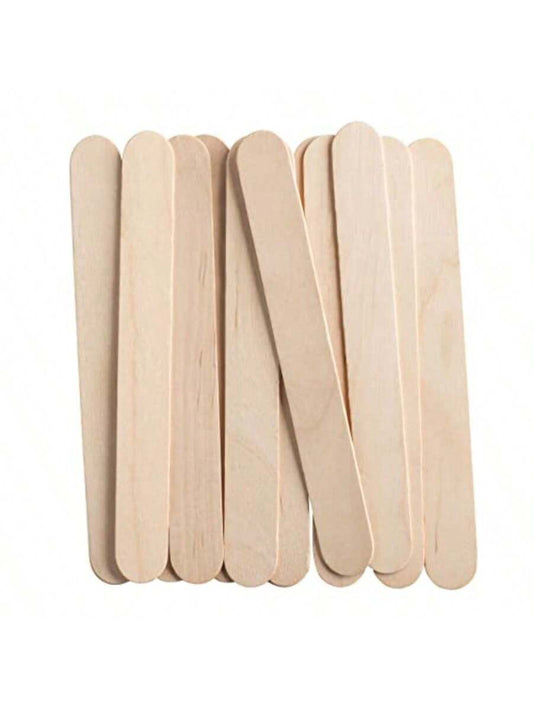 100pcs Jumbo Wooden Craft Sticks