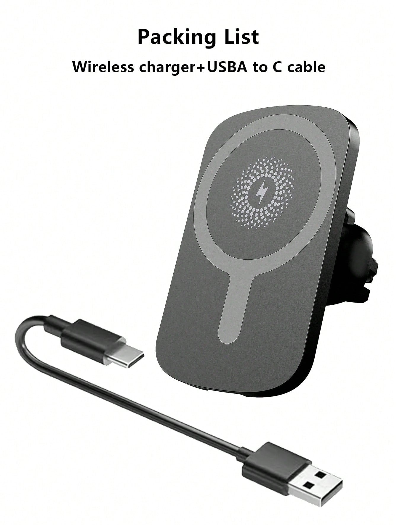 15W Car Wireless Charger β Fast Charging Mount for iPhone 12β16