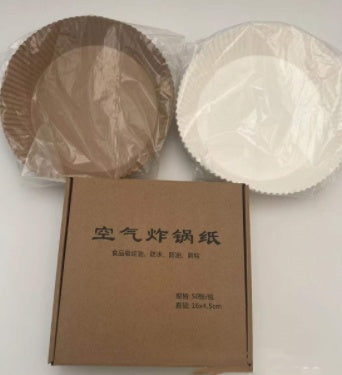"Air Fryer Disposable Paper Liners – Non-Stick, Oil-Proof Baking Sheets for Airfryer, Steamer, Oven, and BBQ – Round Parchment Trays for Easy Cleanup"
