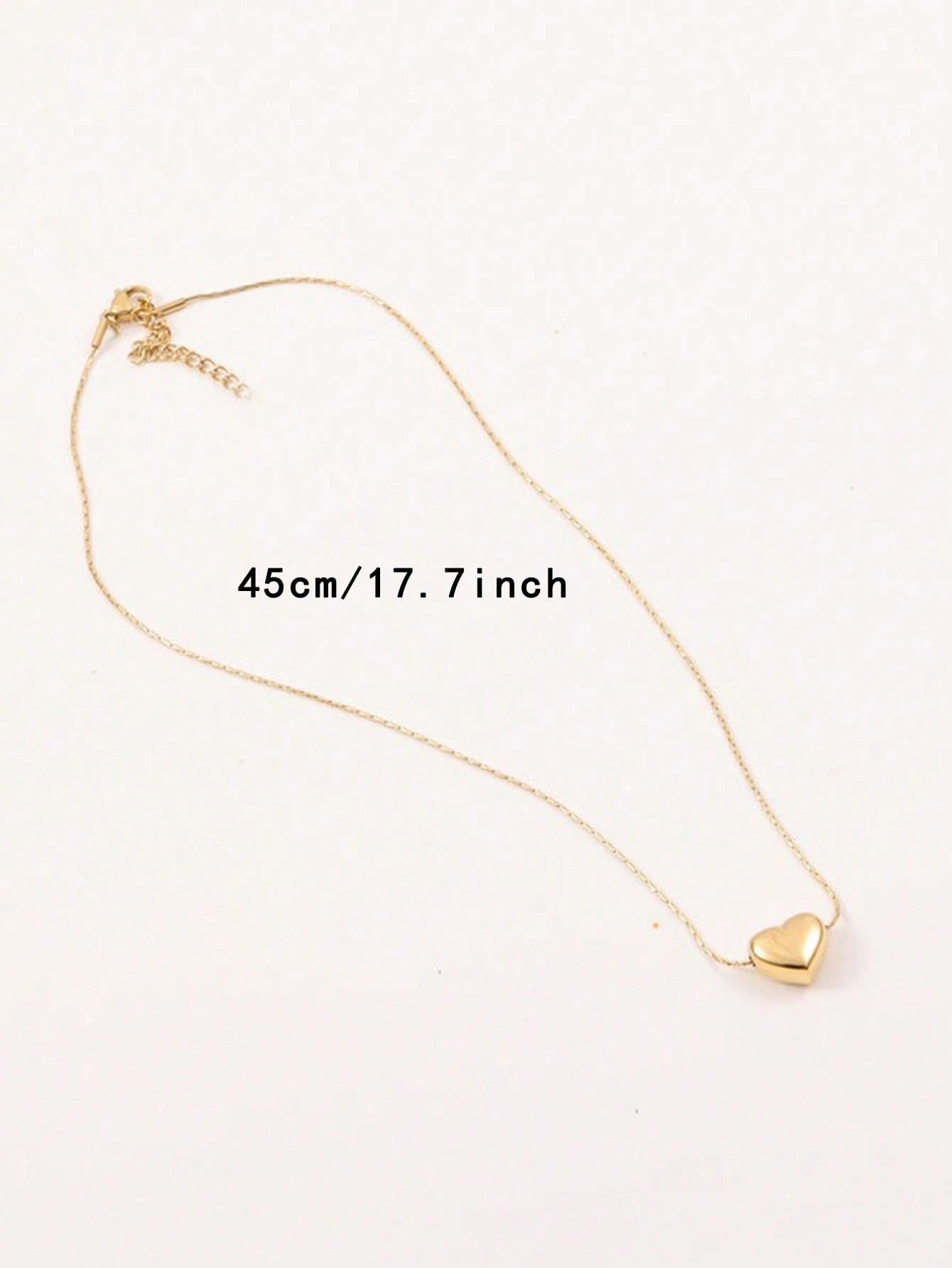 Elegant Heart Pendant Necklace Women