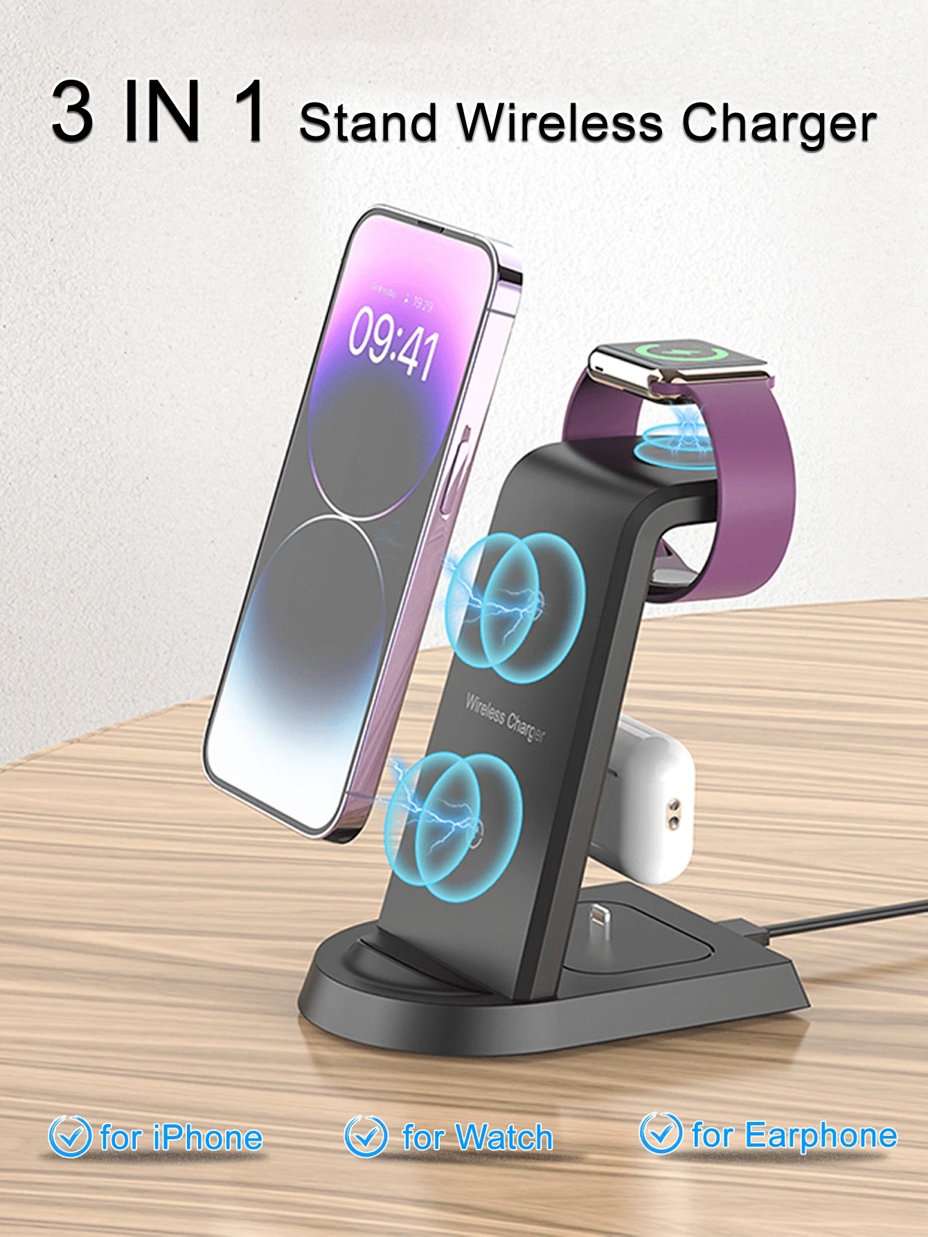 3-in-1 iPhone Charging Station