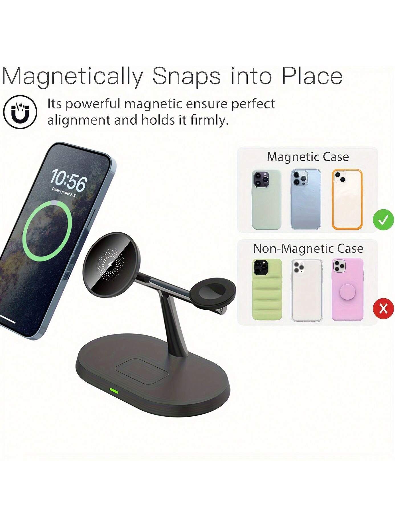 3-in-1 Magnetic Wireless Charger