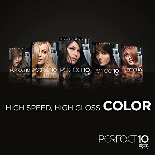 Clairol Nice'n Easy Perfect 10 Permanent Hair Dye, 5 Medium Brown Hair Color, Pack of 1