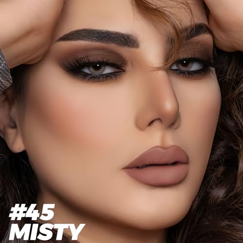 FOCALLURE Shimmer and Matte Cream Eyeshadow Stick,Smooth Brilliant Eye Brightener Pencil for Women,Long Lasting Waterproof Eye Shadow and Liners Makeup,MISTY