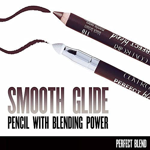 Cover Girl 10322 110blkbrn Black Brown Perfect Blend Eyeliner Pencil,1 Count (Pack of 2)