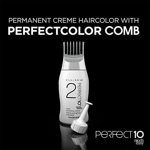 Clairol Nice'n Easy Perfect 10 Permanent Hair Dye, 5 Medium Brown Hair Color, Pack of 1