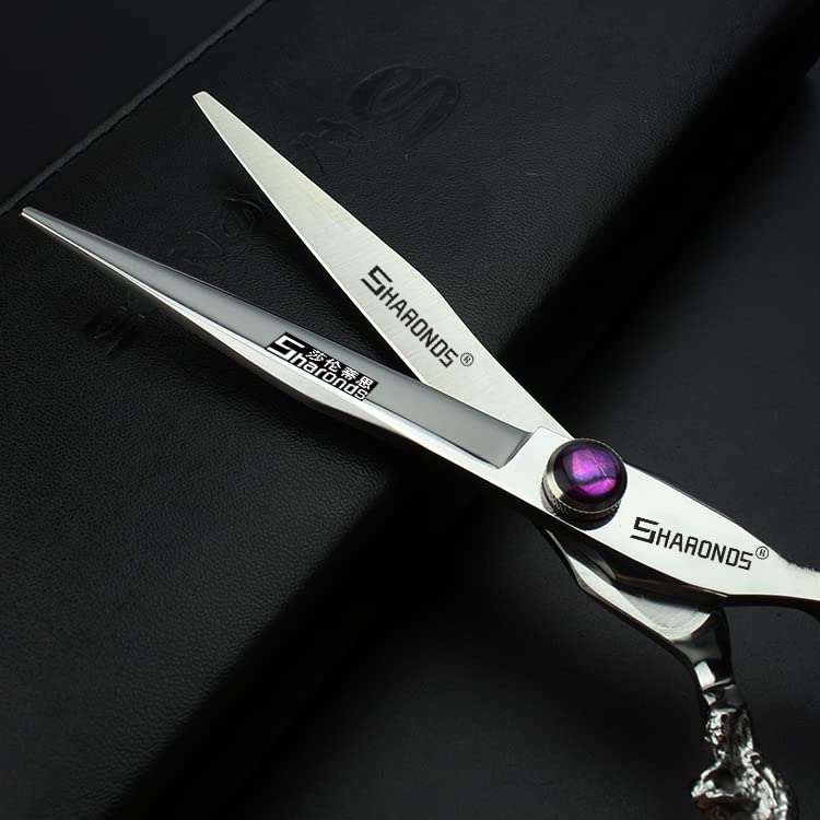 6/7/8/9-inch professional hair clipper set, stainless steel sharp hair clippers, hairdresser specific scissor(8-inch flat shear)
