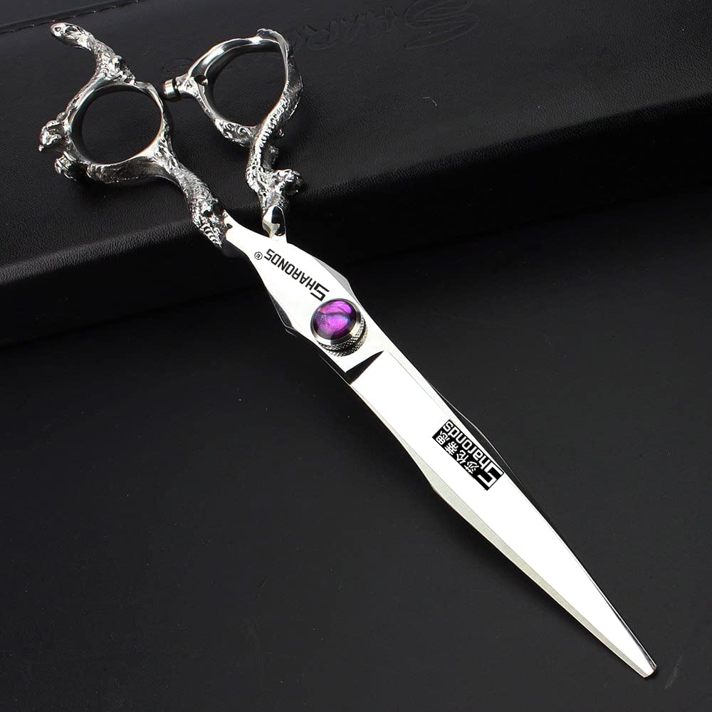 6/7/8/9-inch professional hair clipper set, stainless steel sharp hair clippers, hairdresser specific scissor(8-inch flat shear)