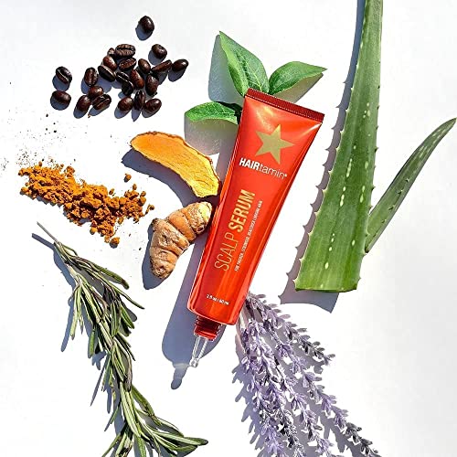 HAIRtamin Scalp Serum Natural Hair Growth Thickening Treatment | Made in USA | Helps Increase Hair Thickness and Aids Against Hair Thinning and Hair Fall Out | Moisturizes and Soothes Dry Itchy Scalp