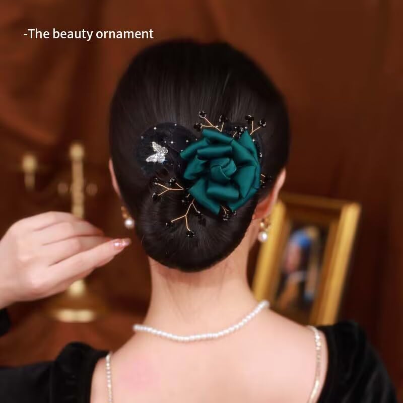 2025 New Hair Accessories for Women Ball Hair Clip,Deft Bun Twister and Curler for Long Hair,Lazy Updo Maker,Easy Fast Snap Roll Hair Tool (2pcs)
