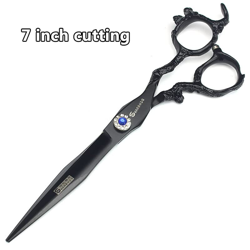 6/7/8/9-inch professional hair clipper set, stainless steel sharp hair clippers, hairdresser specific scissor((6+7) inches, 3 pieces)