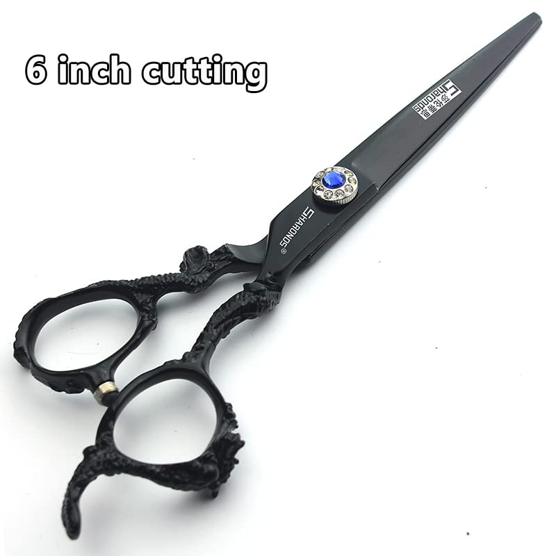 6/7/8/9-inch professional hair clipper set, stainless steel sharp hair clippers, hairdresser specific scissor((6+7) inches, 3 pieces)