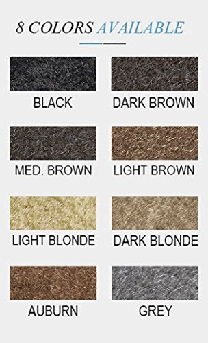 Hair Building Fibers Instantly Conceal Thinning Hair and Bald Spots for Men & Women (Large 28 Grams Bottle) - Undetectable, Washes Away, For All Hair Types, No Animal Byproducts (Dark Brown)