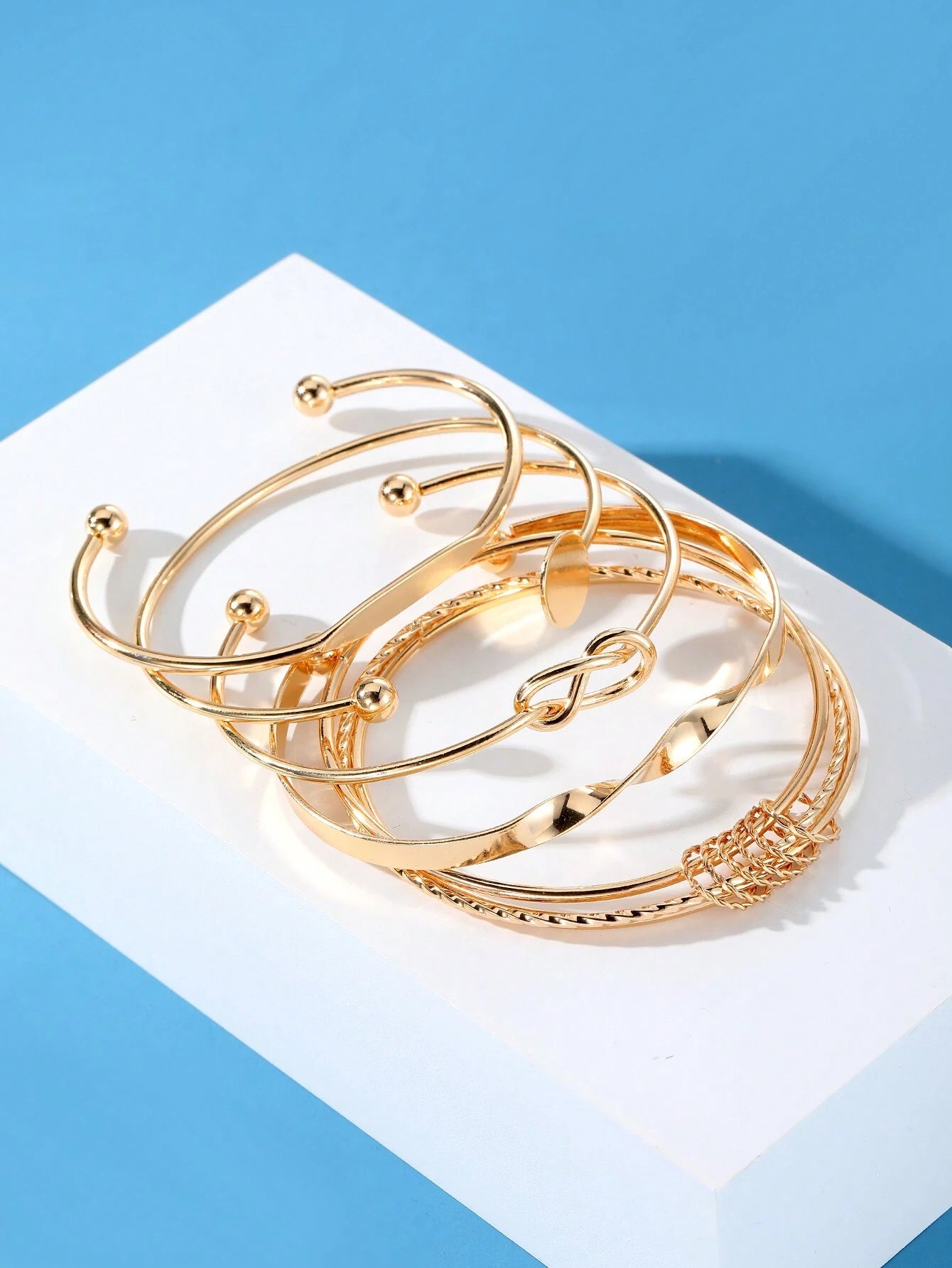 Bohemian Women’s Metal Bracelet Set