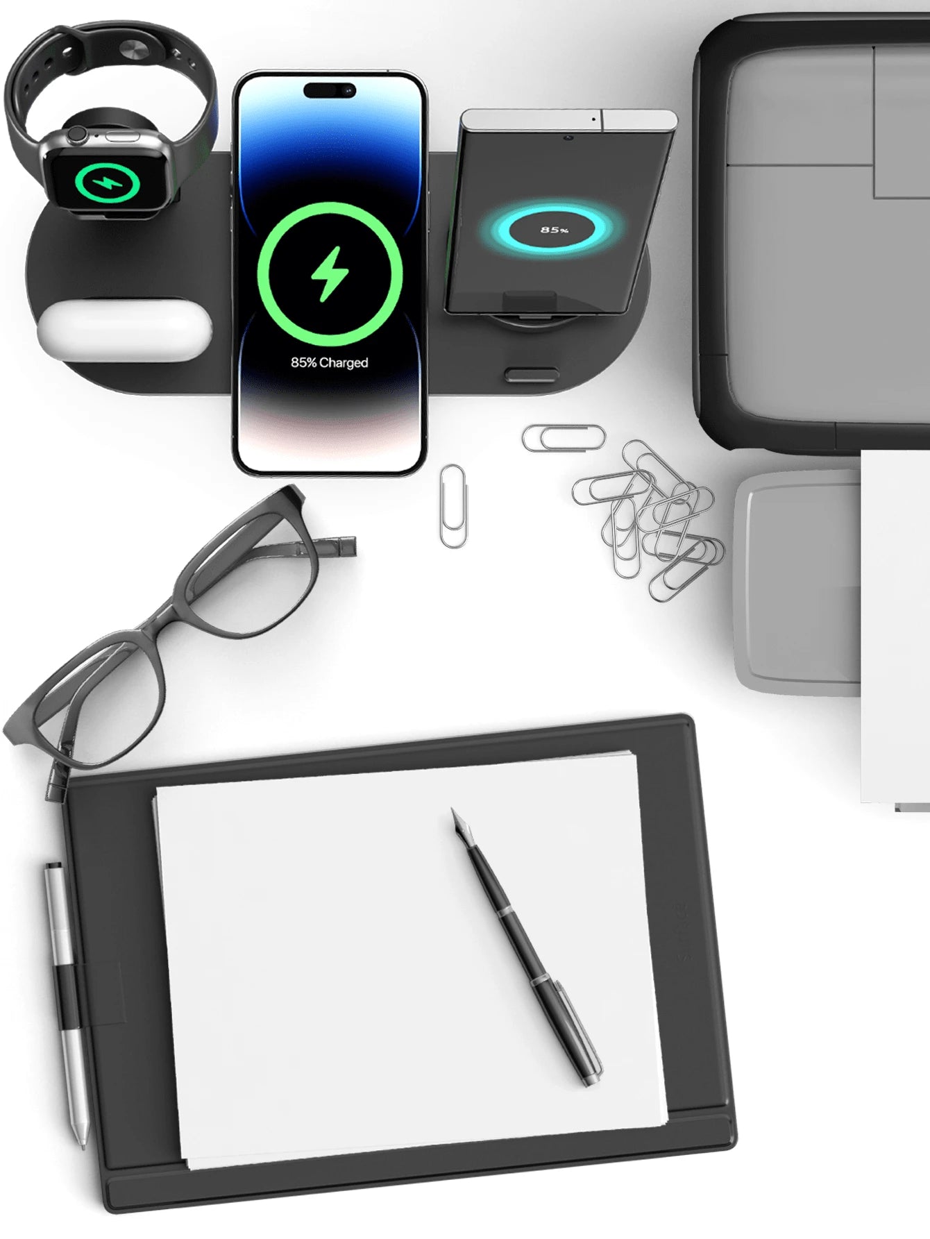 6-in-1 Multi-Device Charging Station