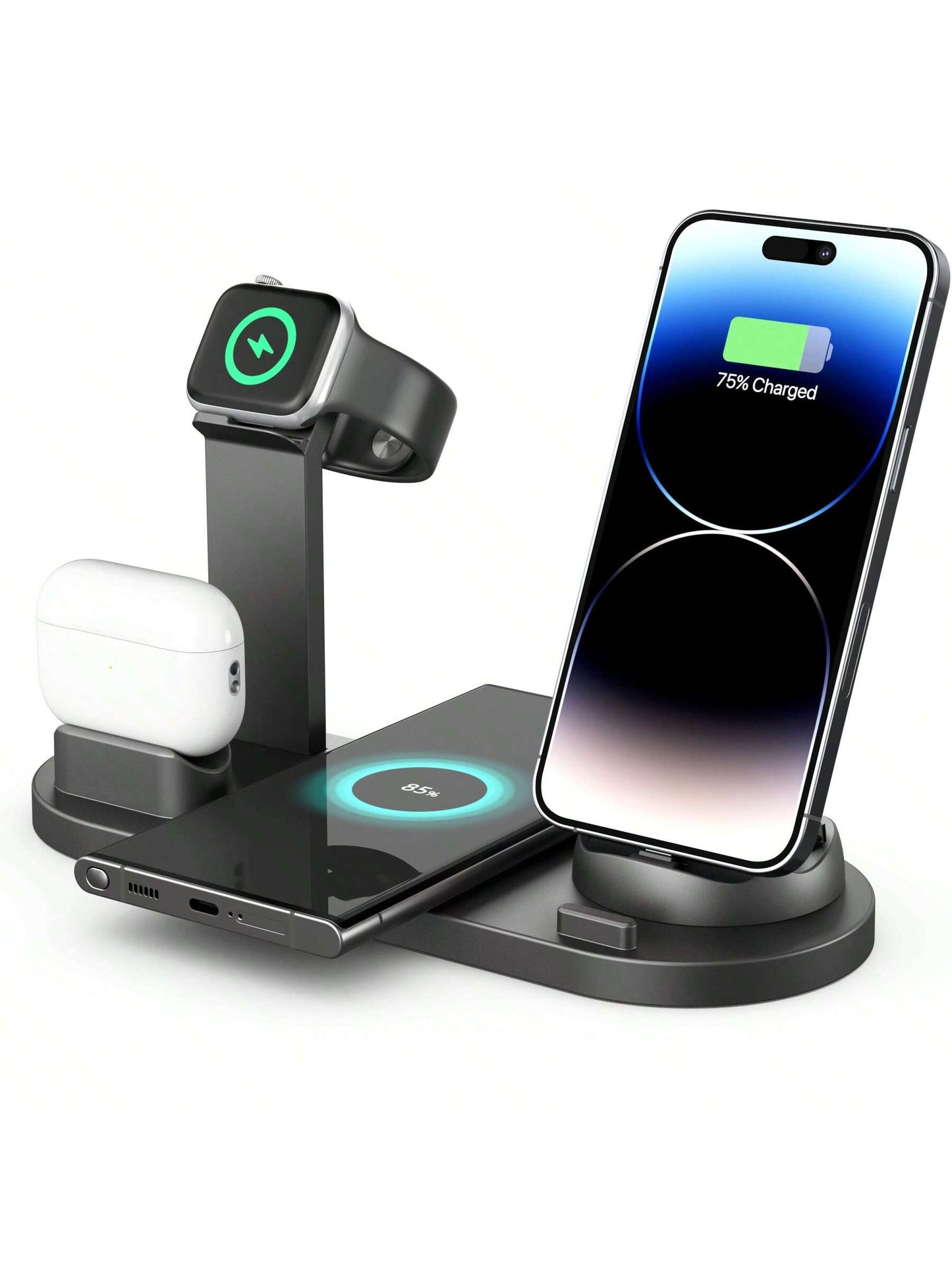 6-in-1 Multi-Device Charging Station
