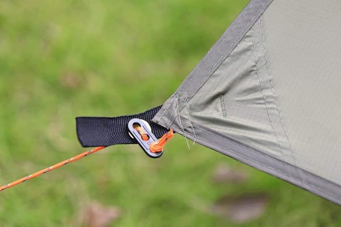 Rain Flies for Tents, 10 x 10 FT Lightweight Waterproof Hammock Tent RipStop Rain Fly Hammock Tarp Cover Shelter for Camping Outdoor Travel