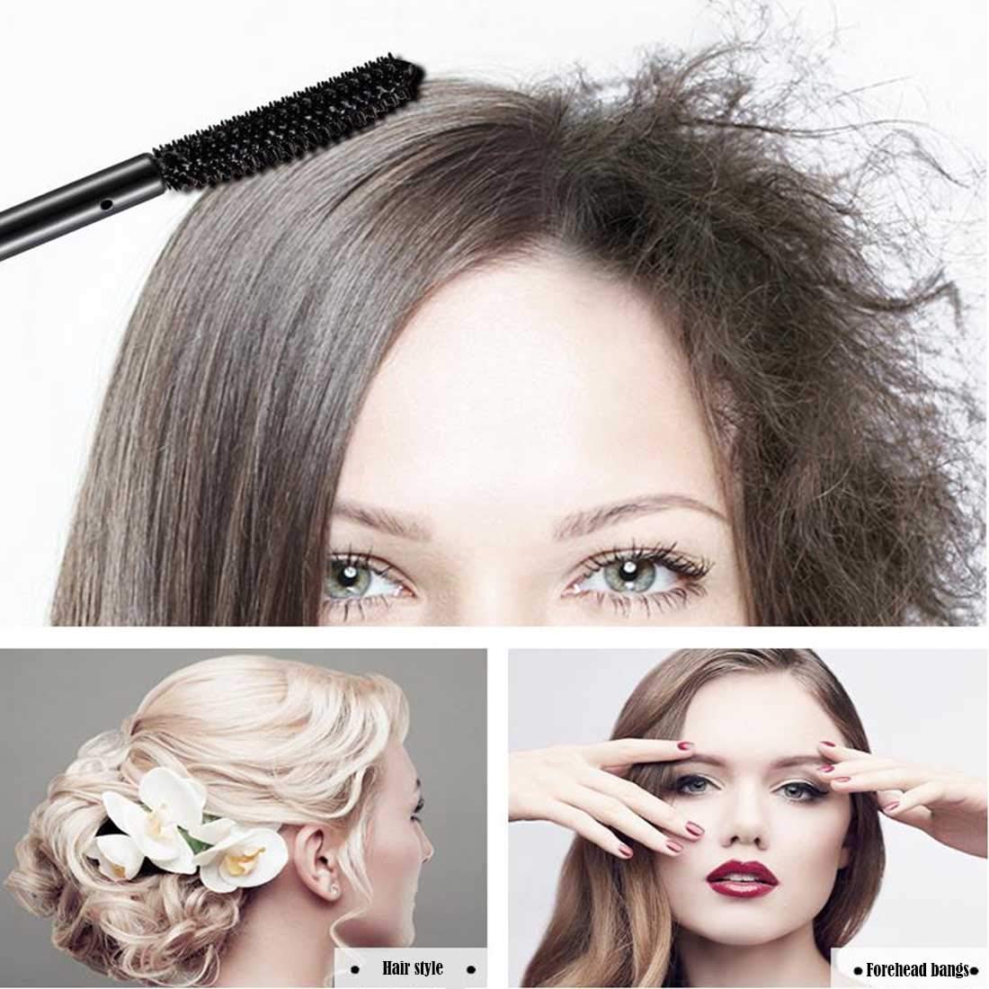 DMLNN Flyaway Hair Fixing Stick, 4 Pack Moisturizing and Shiny Finishing Wax for Bangs and Hairstyling - Not Greasy Stereotypes Cream