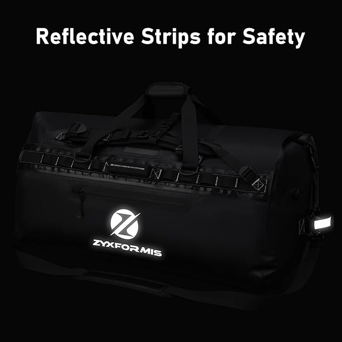 Waterproof Duffel Bag, Large Waterproof Duffel Backpack for Beach Vacation, Marine Dry Bags for Adventures, Heavy Duty Duffle Bag for Kayaking Boating Hiking Camping, 65L/110L/160L Sizes
