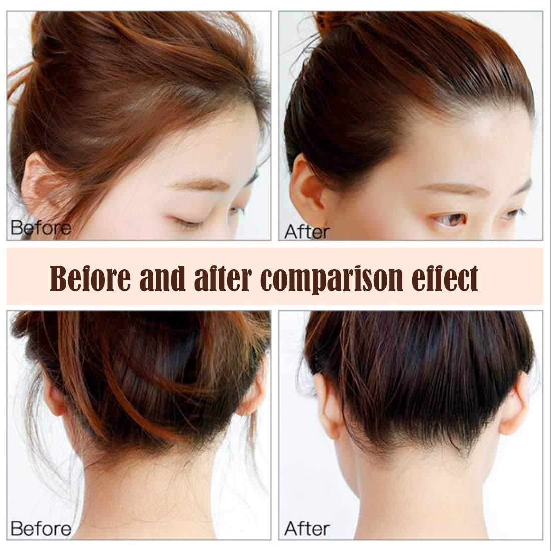 DMLNN Flyaway Hair Fixing Stick, 4 Pack Moisturizing and Shiny Finishing Wax for Bangs and Hairstyling - Not Greasy Stereotypes Cream