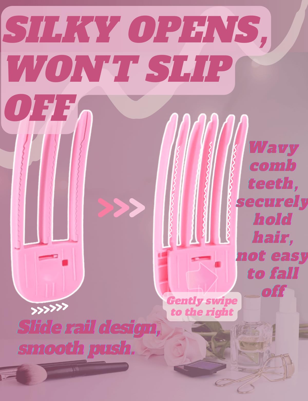 Hair Volume Clip, Volumizing Hair Clips - 2PCS Wind Shaping Styling Comb Set, Bangs Hair Clip for Creating Fluffy Bangs & Lifting Roots, Hair Volume Comb for Women & Men (FlaSloth)