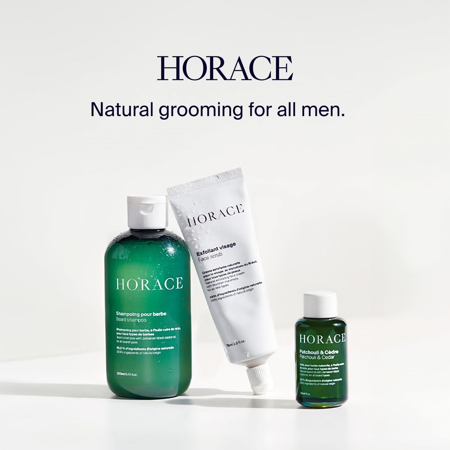 HORACE Tobacco & Vanilla Beard Oil for Men - Conditioner with Argan Oil - Gentle Beard Care for All Skin Types - Woody, Sweet Scent, 1 fl.oz