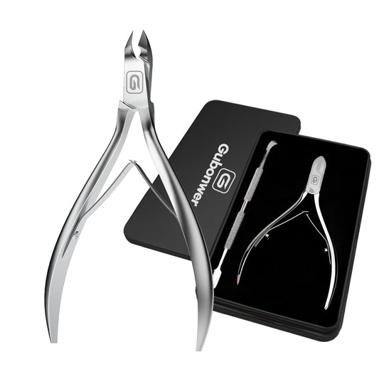 Cuticle Trimmer 3/4 Jaw Extremely Sharp Cuticle Nippers Scissors Stainless Steel Clippers Cutter Remover Pedicure Manicure Nail Tool, cuticle pusher, nail cuticle trimmer professional cuticle cutter