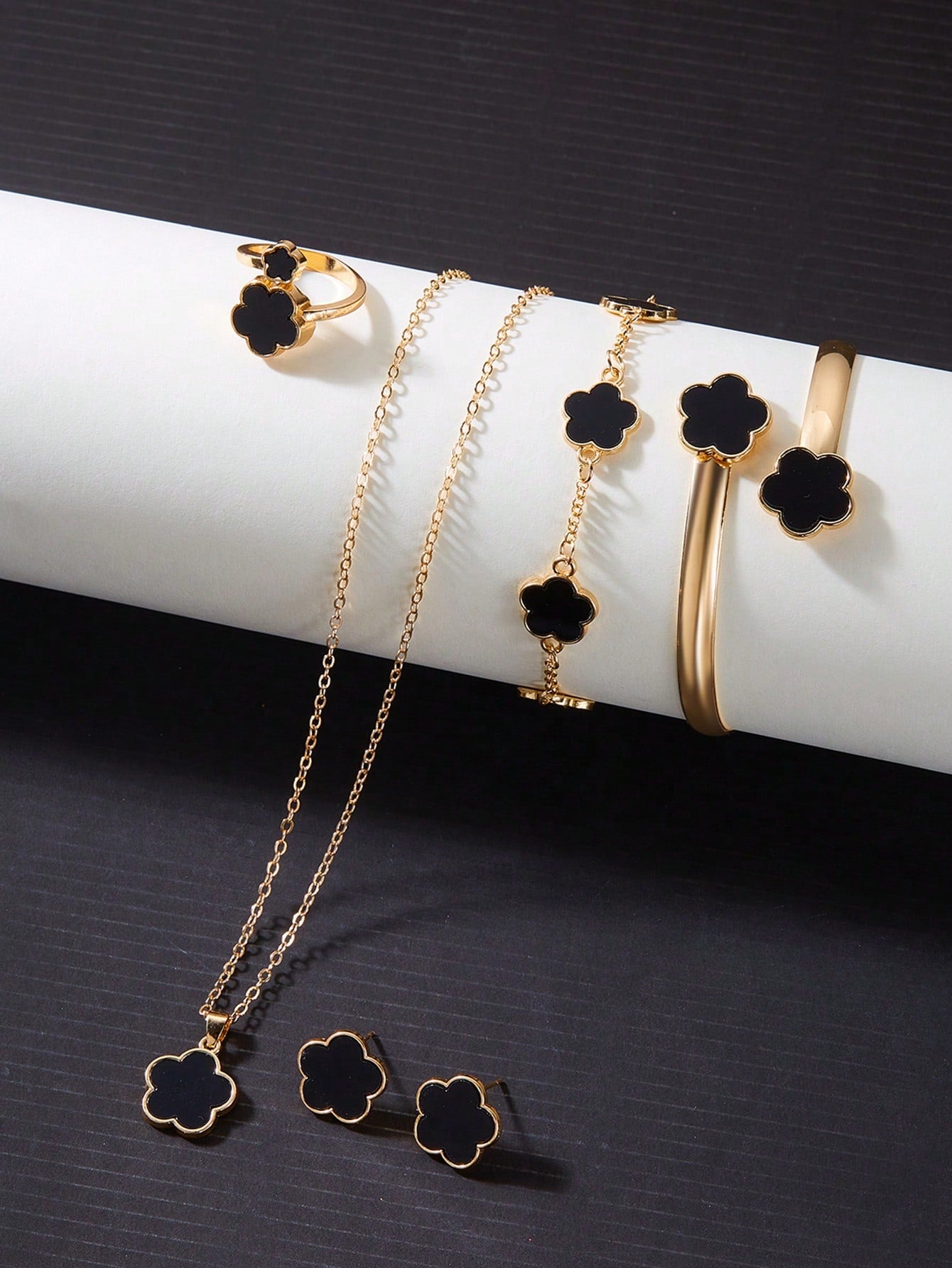 Vintage Gold Plated Jewelry Set