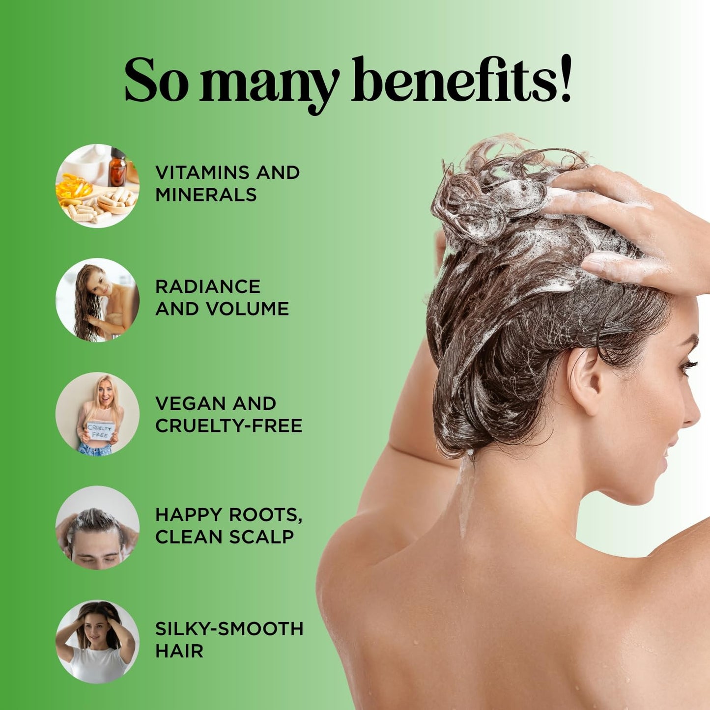 Folimax Biotin Shampoo for Thinning Hair - Thickening Shampoo with Biotin Zinc and Rosemary Oil for Hair Growth - Vegan Sulfate and Paraben Free Volumizing Shampoo for Fine Hair (Rosemary Scent)