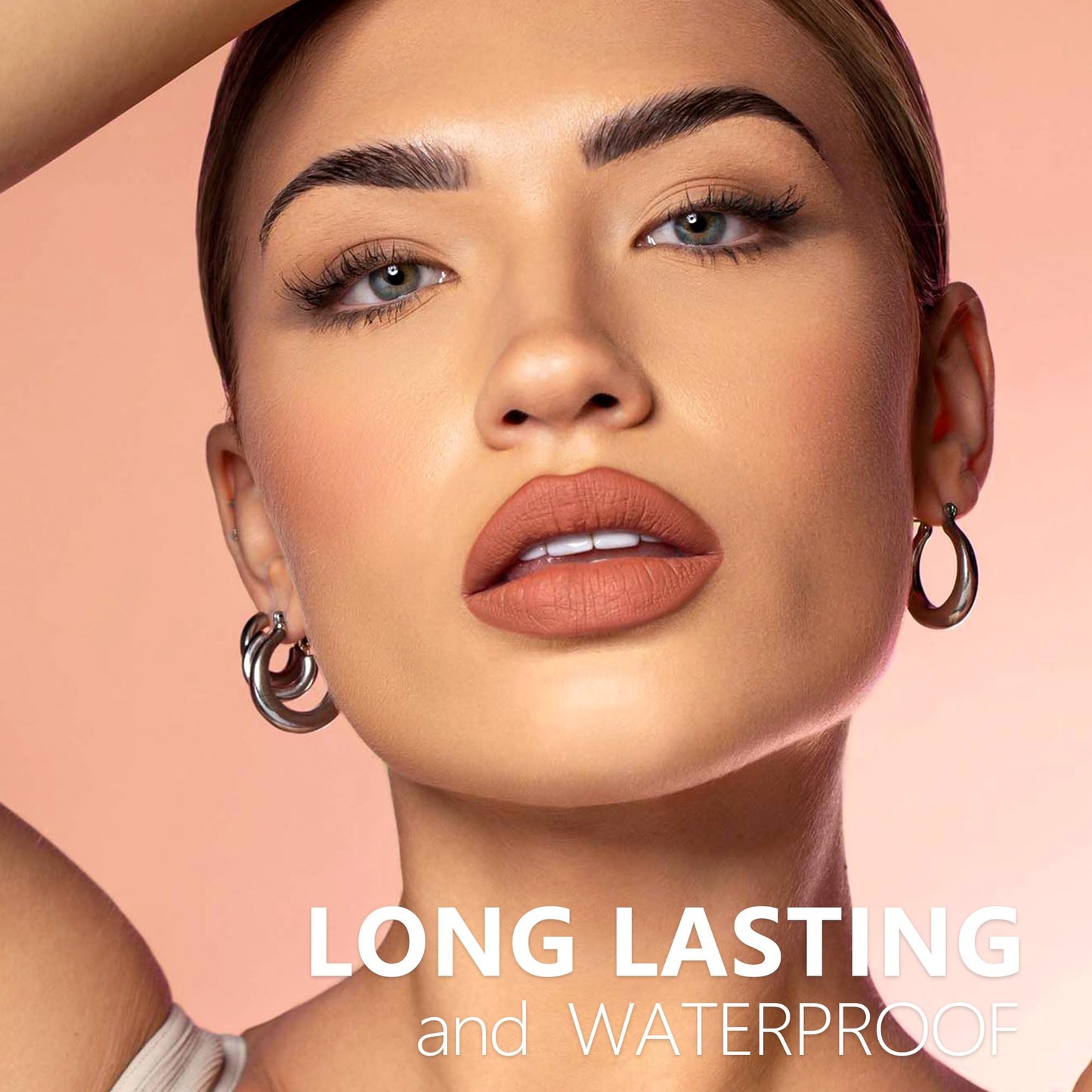 HANLADY Nude Lipstick Long Lasting Lipsticks for Women Pigmented Smudgeproof Transferproof Vegan Cruelty Free Lip Makeup, A59 For Love