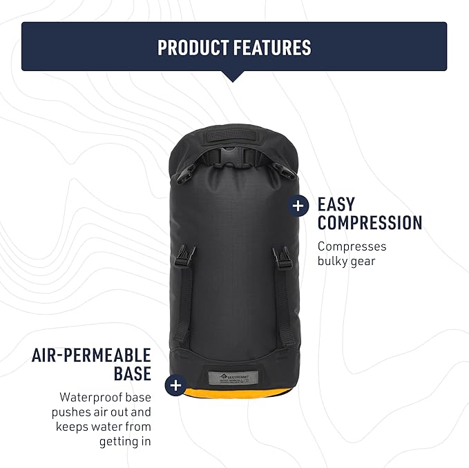 Sea to Summit eVac Heavy Duty Compression Dry Bag, Waterproof Dry Storage, 35 Liter