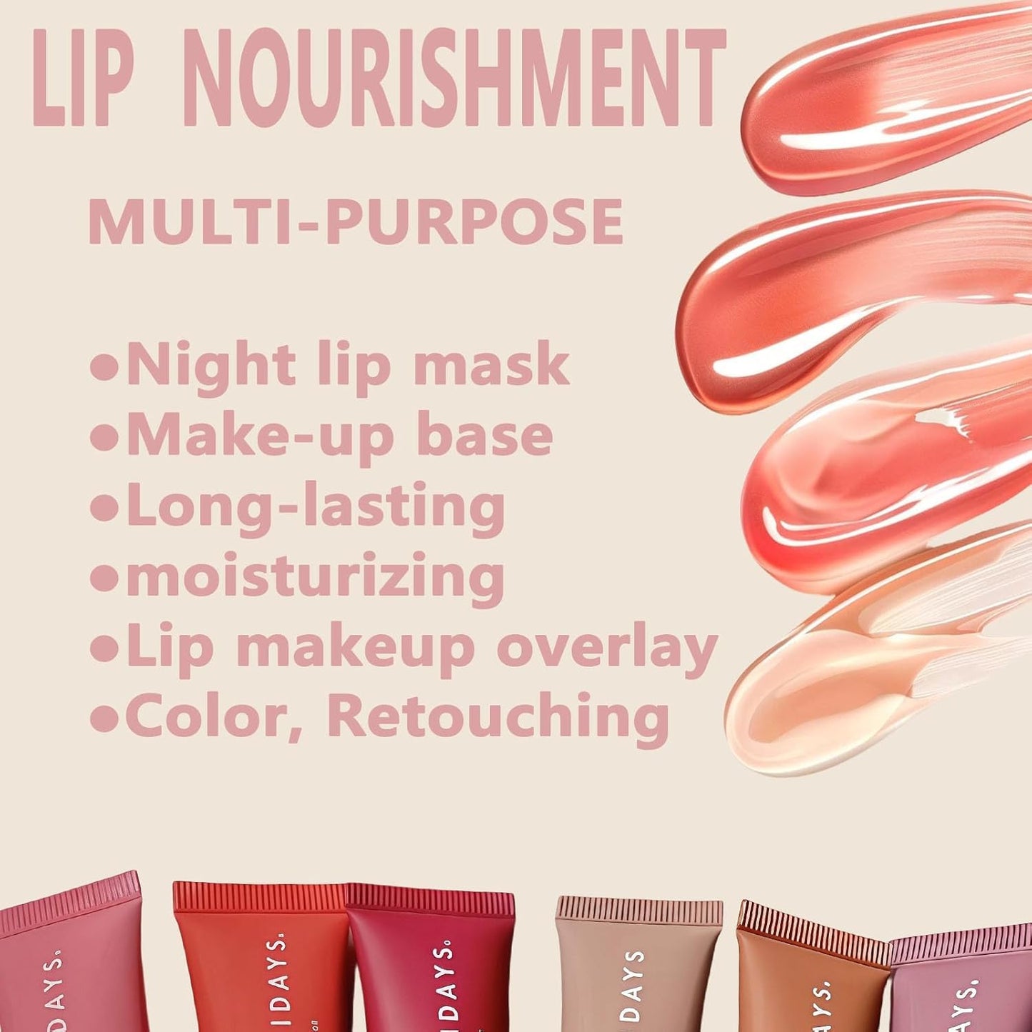 2 PCS Summer Lip Butter Balm Colorful,Conditioning Lip Mask and Lip Balm for Instant Moisture,Strongly Locks in Water,Soothing Lip Care, Lip Oil Softens Dry Lips (birthday cake+poppy)