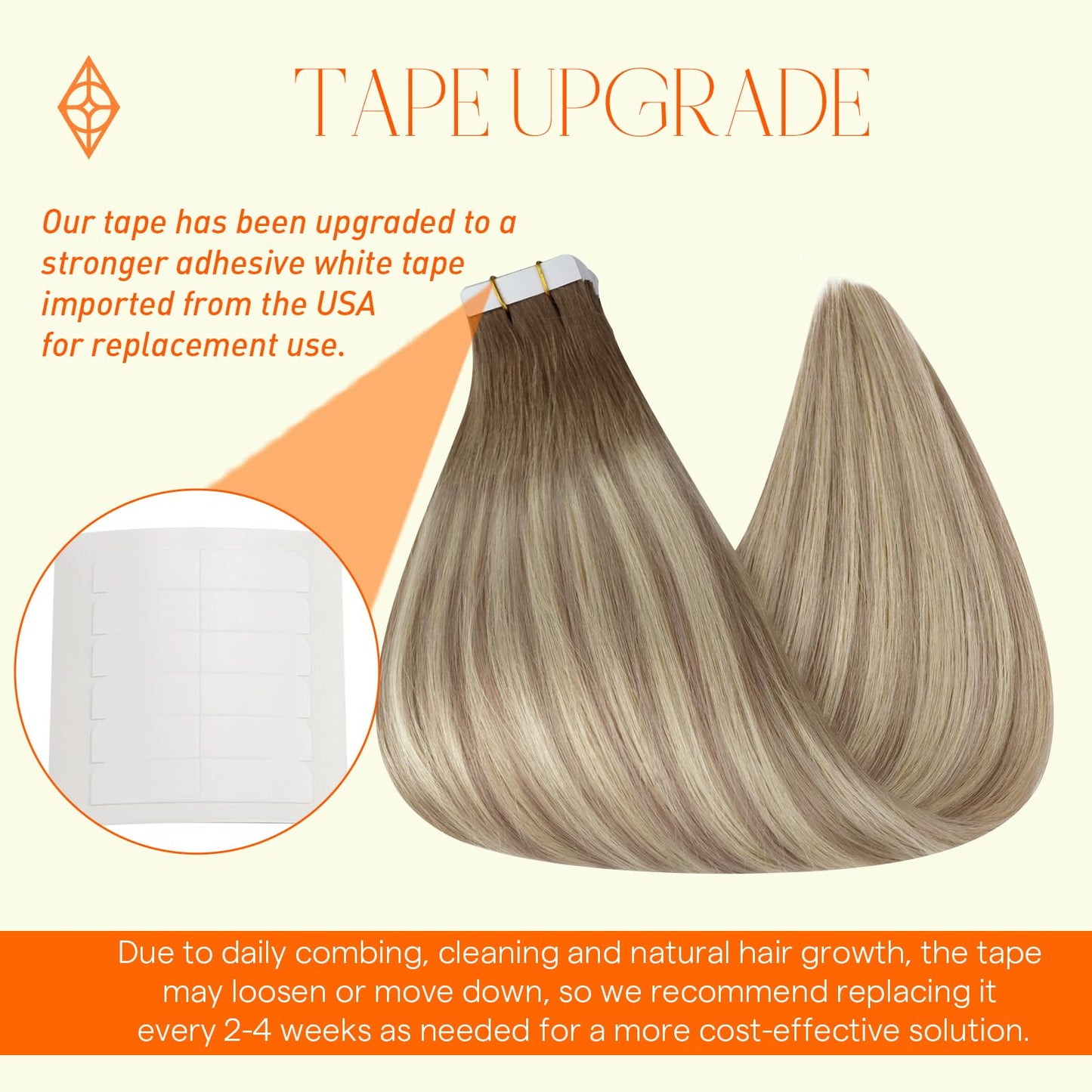 Full Shine Tape in Hair Extensions Human Hair Balayage Color 8 Ash Brown Fading to 60 Highlighted 18 Ash Blonde Seamless Hair Extensions Real Human Hair Tape in Extensions 12Inch 30G for Women 20Pcs