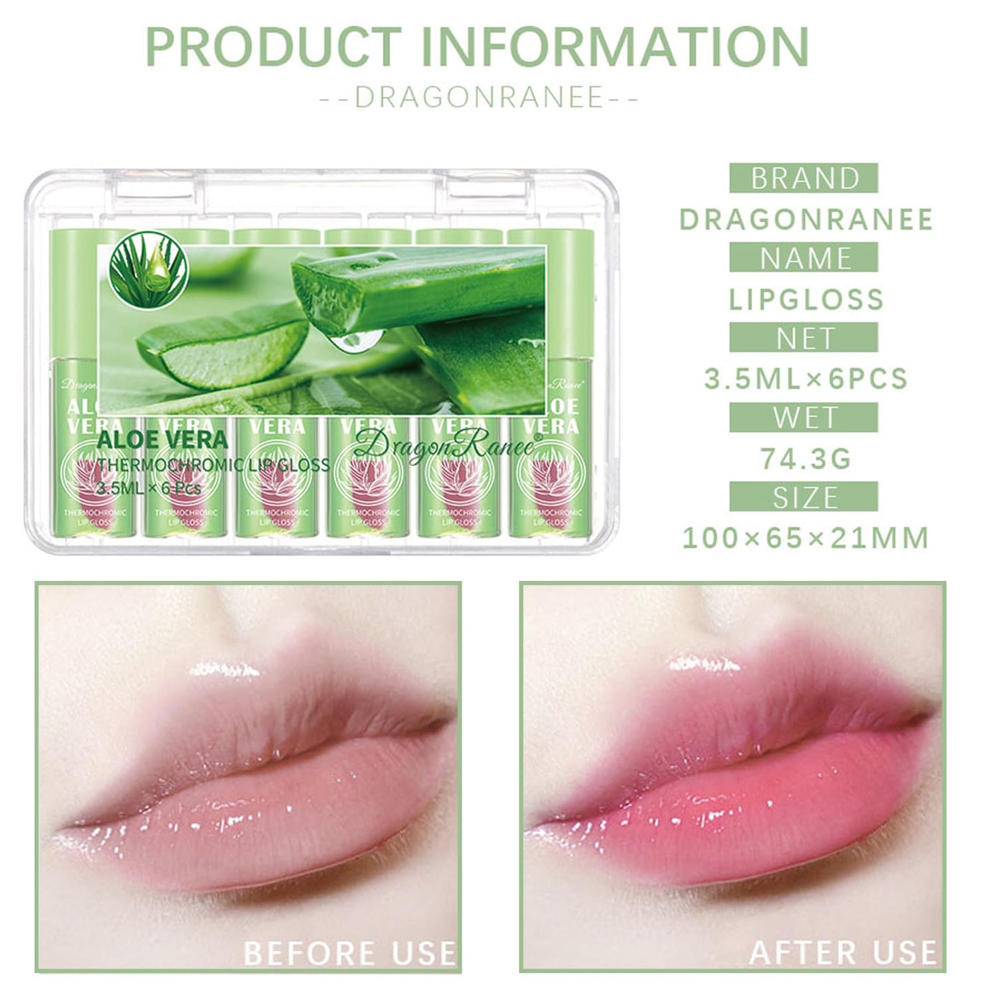 Hydrating Lip Glow Oil,6 Colors Plumping Lip Oil,Color Changing Moisturizing Tinted Lip Balm Lip Tint,Long Lasting&Non-Sticky Refreshing Natural Lip Oil Gloss(Pink Color)