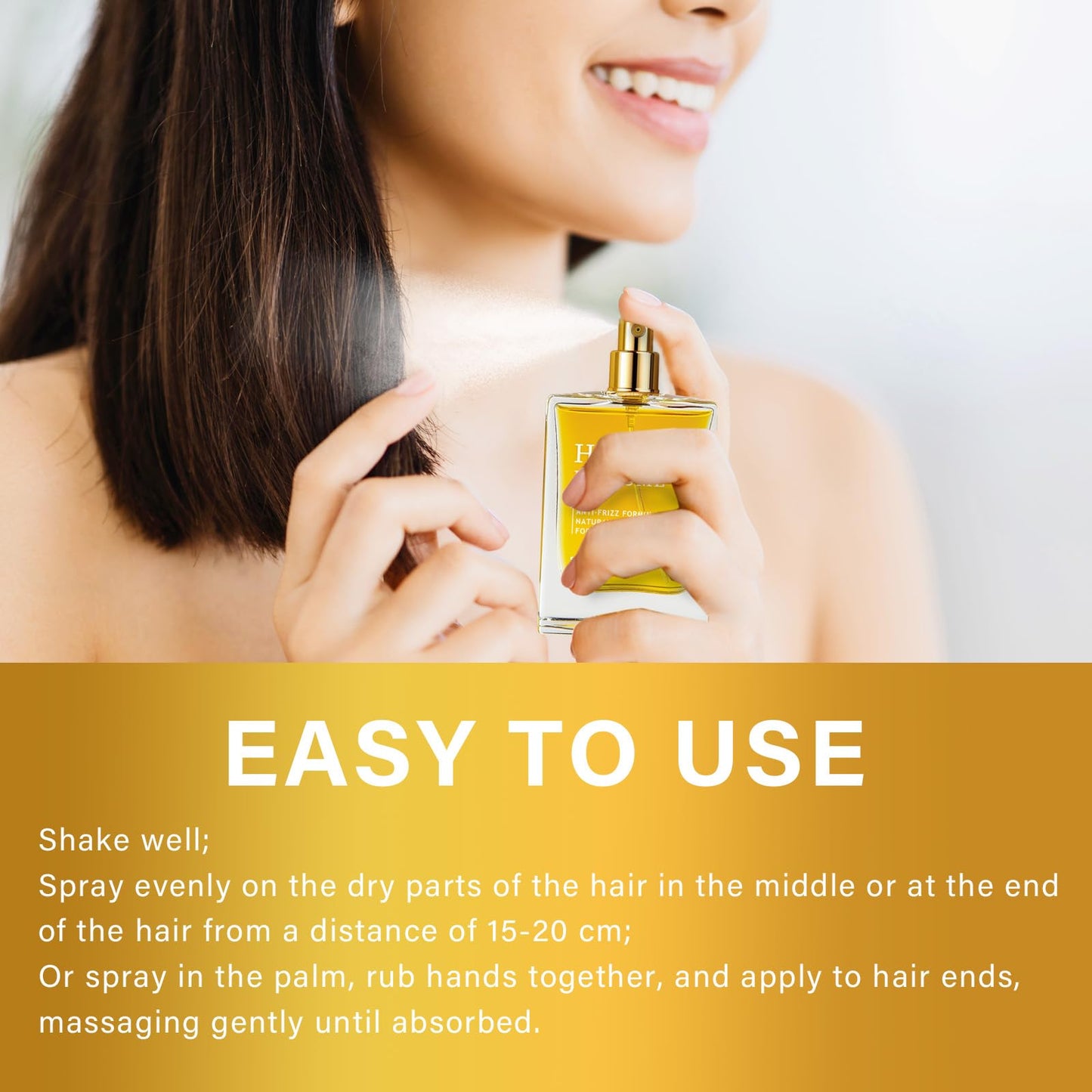 Hair Perfume, Pheromone Hair Perfume for Women, Premium Hair Fragrance Odors Remove and Nourishing Hair, Hair Hydrating and Shine Spray, 1.75 Fl. Oz