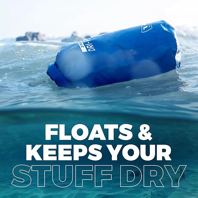 Zero Grid Waterproof Dry Bag - Floating Roll Top Drybag Keeps Dry 10L/20L/30L/40L Sizes for Backpacking, Kayaking, Boating, Camping, Fishing, Hiking, Made from Tough 500D Material