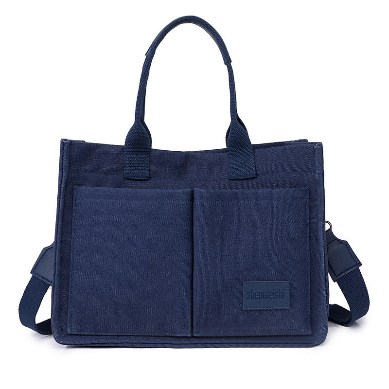 Canvas Tote Bags Women Mommy Bag Large Capacity and multi pockets Hand Bag