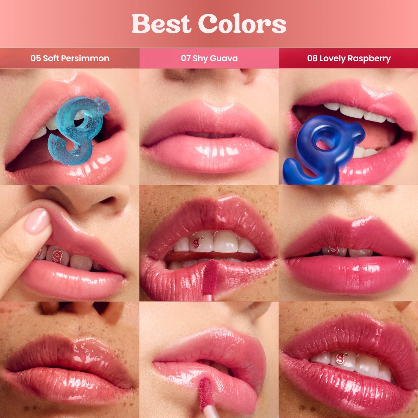 COLORGRAM FRUITY GLASS TINT 12 BUTTERCUP PINK Lightweight Non-Sticky Lip Tint | Korean Beauty Lip Gloss for Daily Wear