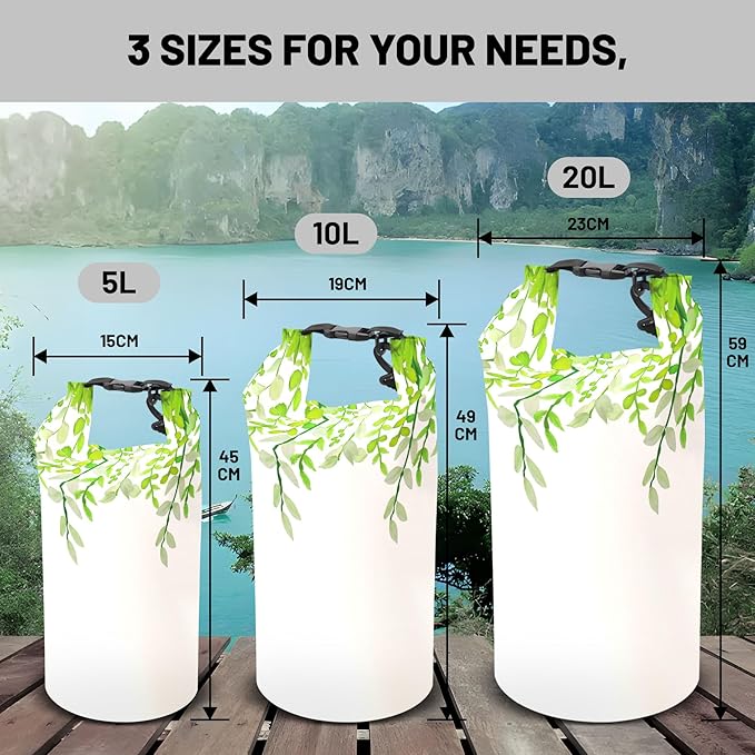 Waterproof Dry Bag,Roll Top Waterproof Backpack 2L/5L/10L/20L/30L/40L Floating Lightweight Bags for Kayaking, Boating, Fishing, Swimming Camping