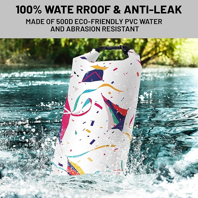 Waterproof Dry Bag,Roll Top Waterproof Backpack 2L/5L/10L/20L/30L/40L Floating Lightweight Bags for Kayaking, Boating, Fishing, Swimming Camping
