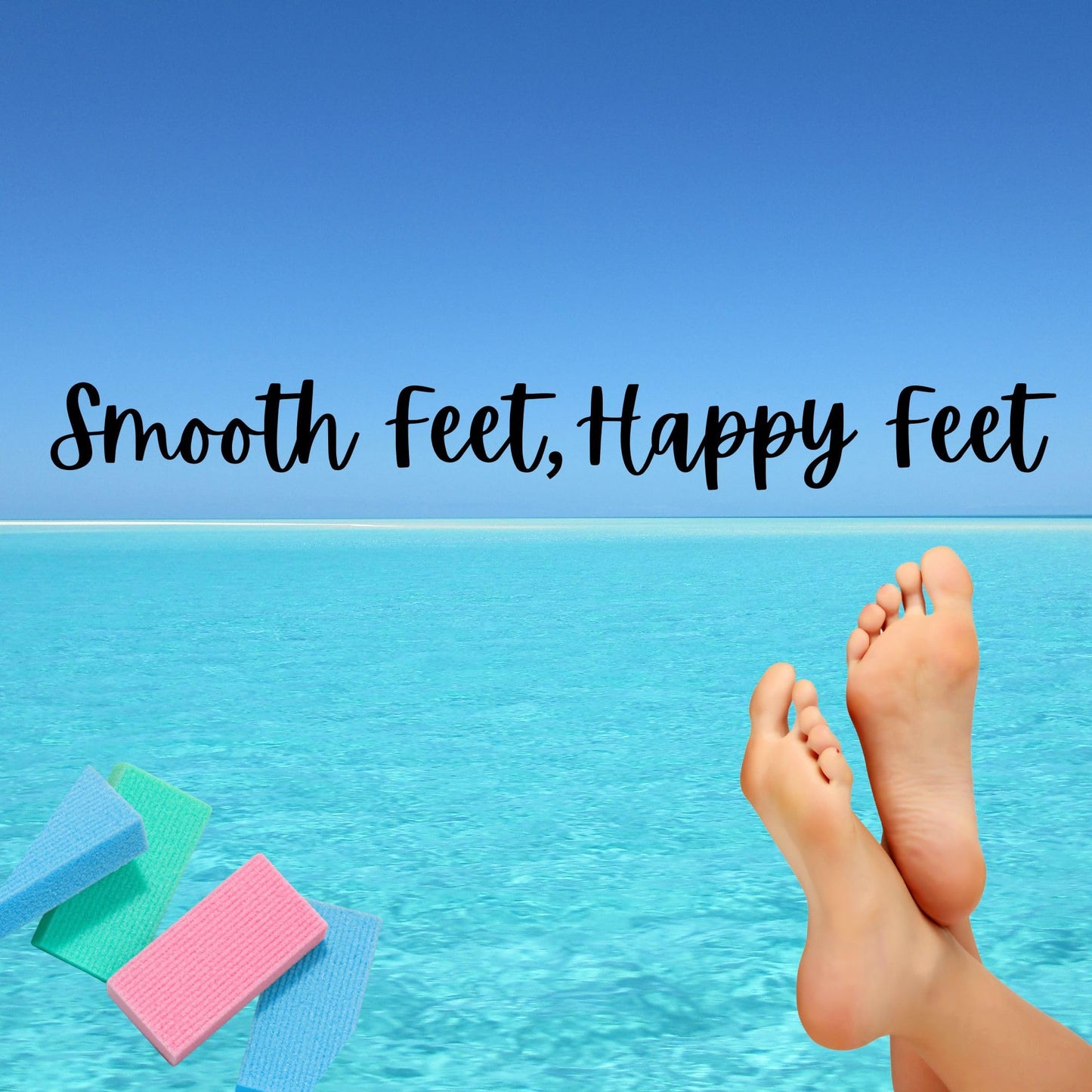 Mr. Pumice Callus Remover PUMI Bar: Pedicure Stone & Foot/Heel Scrubber - Medium Grit (Assorted Colors) 4 Pack