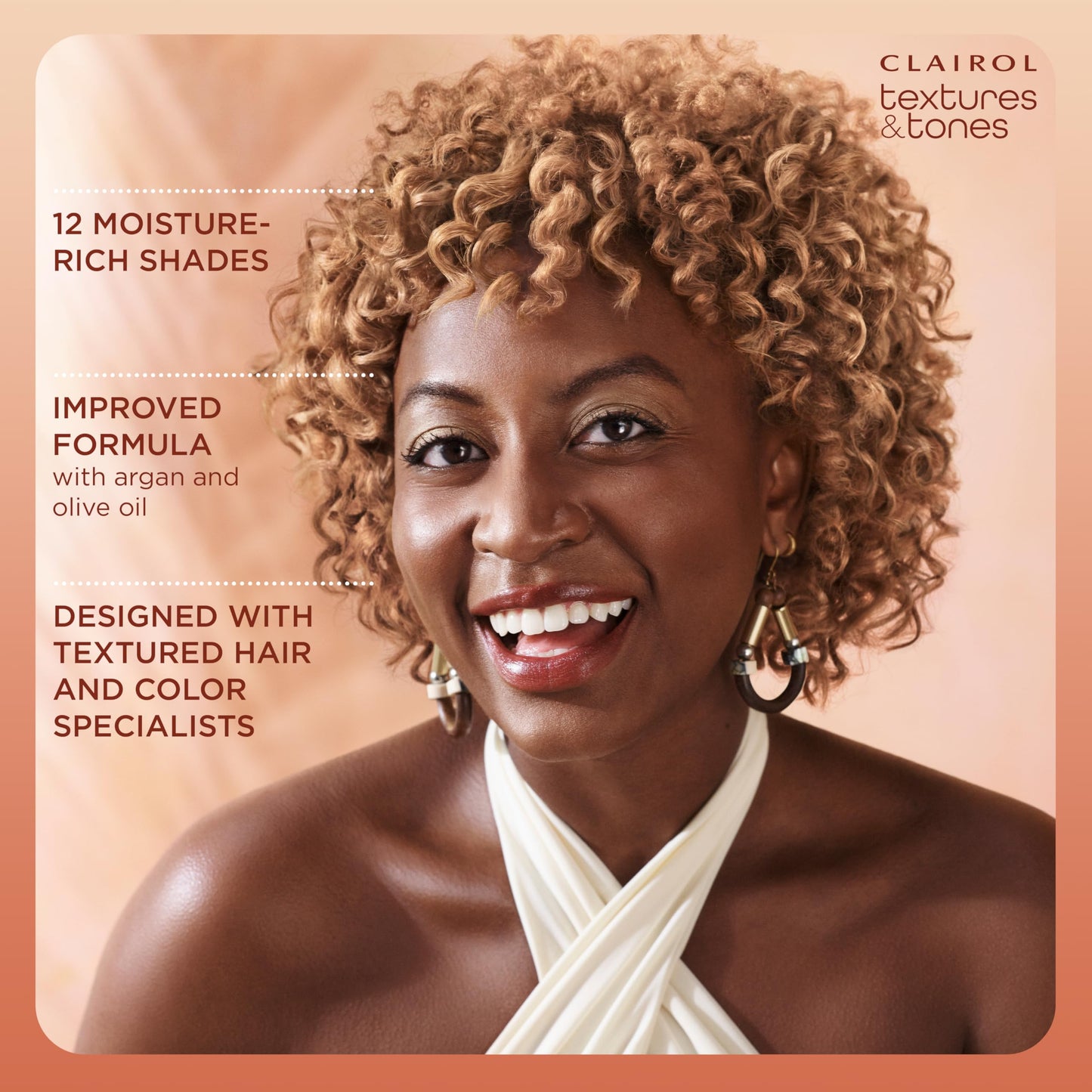 Clairol Textures & Tones Permanent Hair Dye, 6R Ruby Red Hair Color, Pack of 2