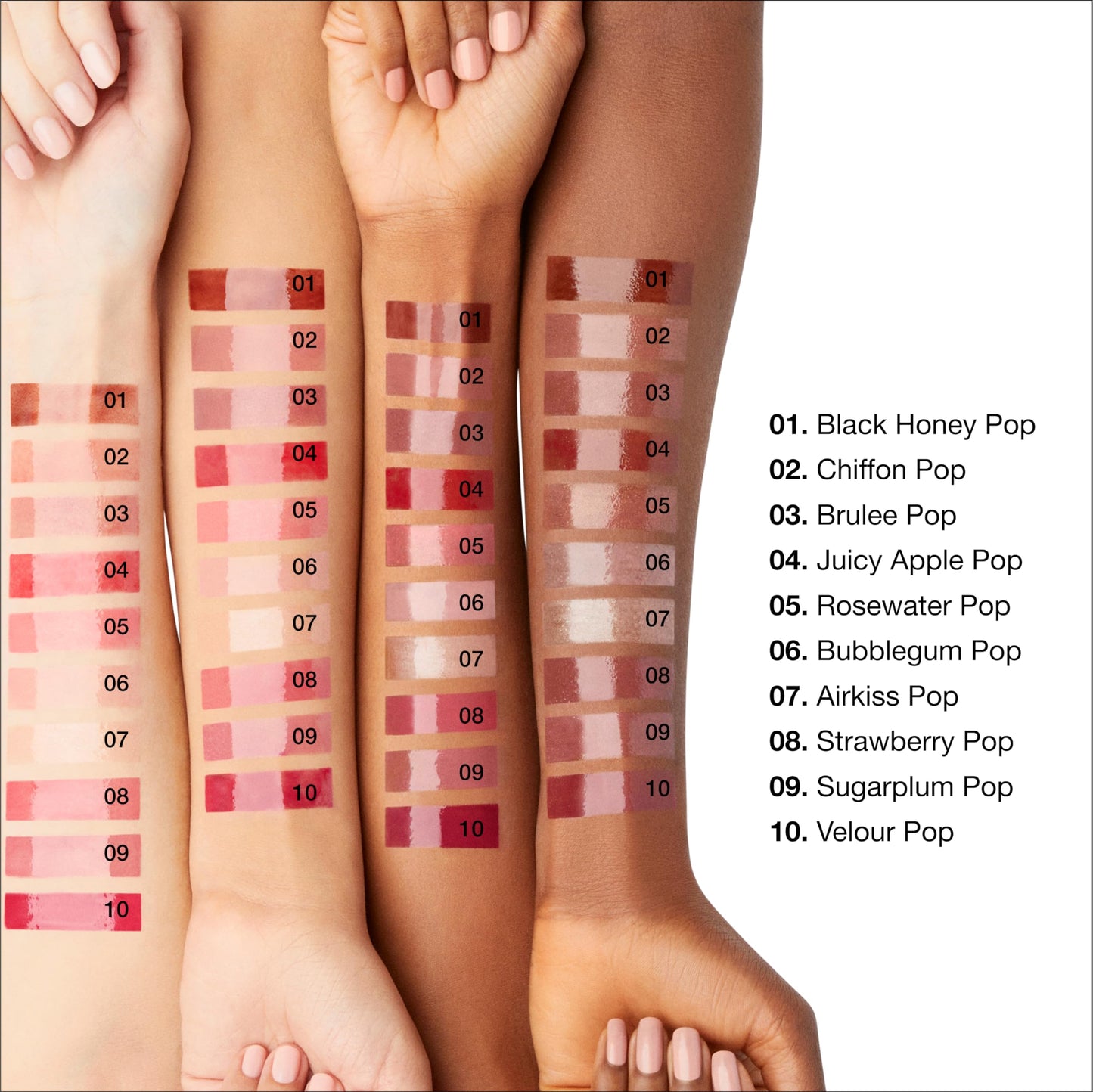 Clinique Pop Plush Creamy Lip Gloss With Hyaluronic Acid + Blend of Aloe Butter, Avocado Butter + Shea Butter | Hydrating + High Shine, Airkiss Pop, 0.11 Fl Oz