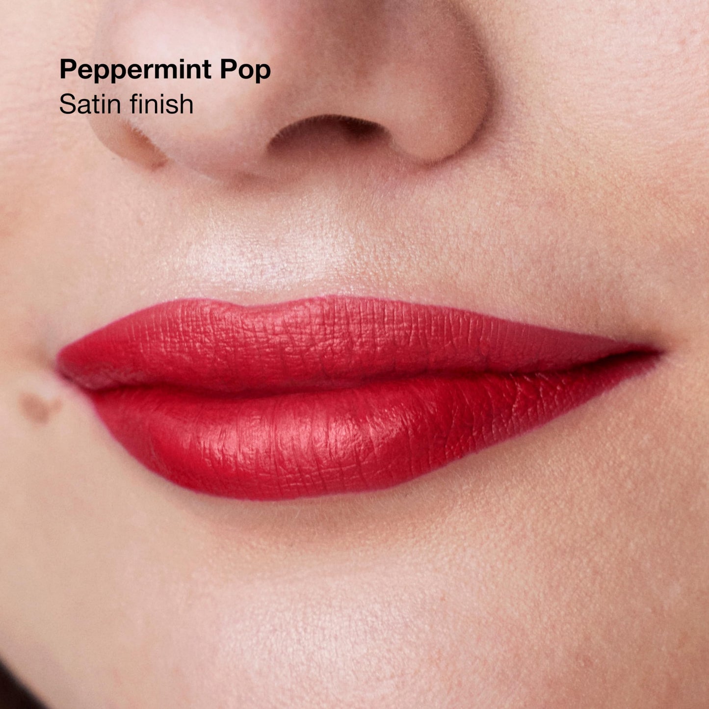 Clinique Pop Longwear Lipstick | Long Lasting, Satin, Matte + Shine, Peppermint Pop, 1 Count