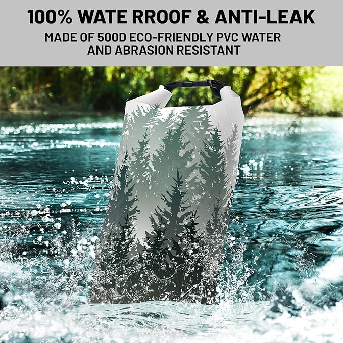 Waterproof Dry Bag,Roll Top Waterproof Backpack 2L/5L/10L/20L/30L/40L Floating Lightweight Bags for Kayaking, Boating, Fishing, Swimming Camping