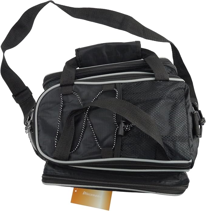 Disconano® Waterproof Multi Function Excursion Cycling Bicycle Bike Rear Seat Trunk Bag Carrying Luggage Package Rack Panniers with Rainproof Cover