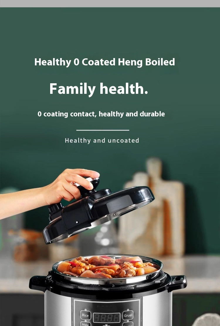 5L Pressure Cooker Multi-function Intelligent Reservation Timing Rice Cooker Household
