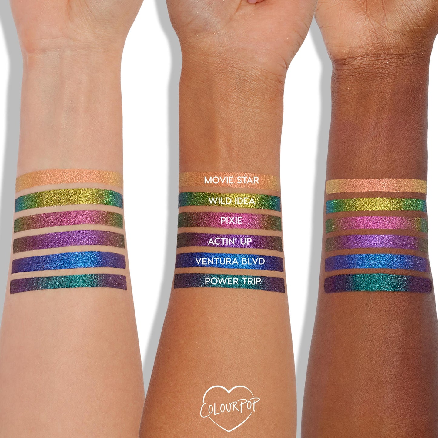 ColourPop Crème Gel Waterproof Chrome Eyeliner - 18HR Wear, Ultra-Pigmented Eyeliner Pencil with Matte & Metallic Finishes - Smudge-Proof, Vegan & Cruelty-Free - Wild Idea (0.01 oz)