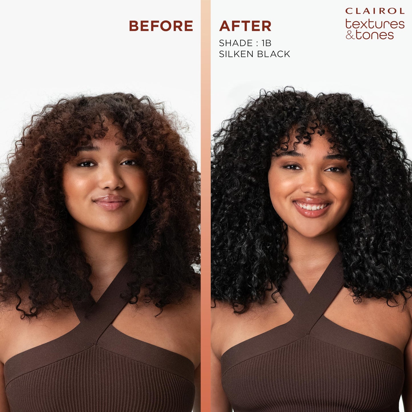 Clairol Textures & Tones Permanent Hair Dye, 6R Ruby Red Hair Color, Pack of 2
