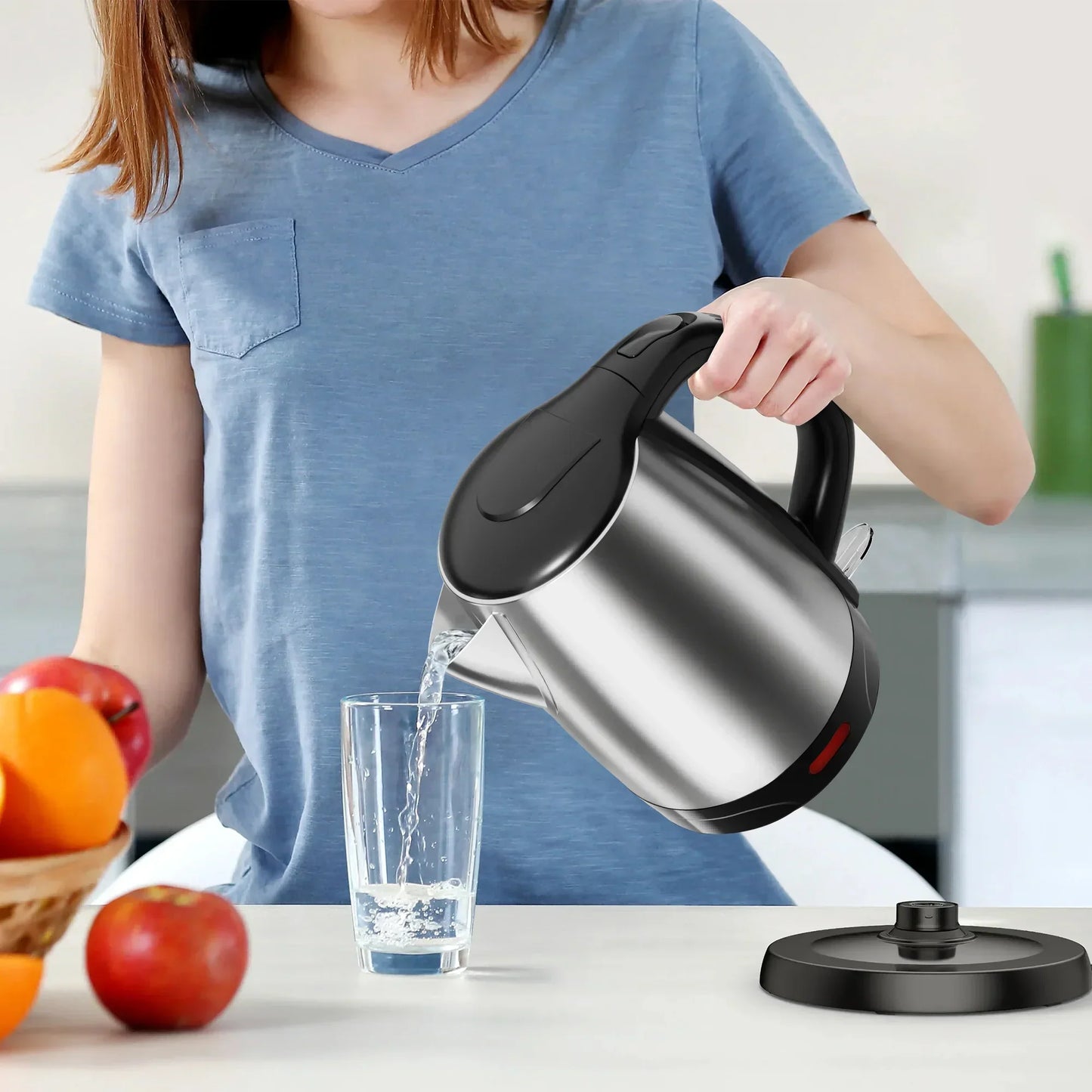 Electric Tea Kettle 1.7L Stainless Steel